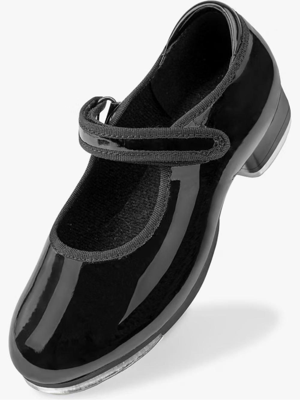 Beginning Boutique Black Patent Mary Jane Tap Shoe for Kids